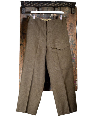 1953 Canadian Army Wool Battle Dress Trouser