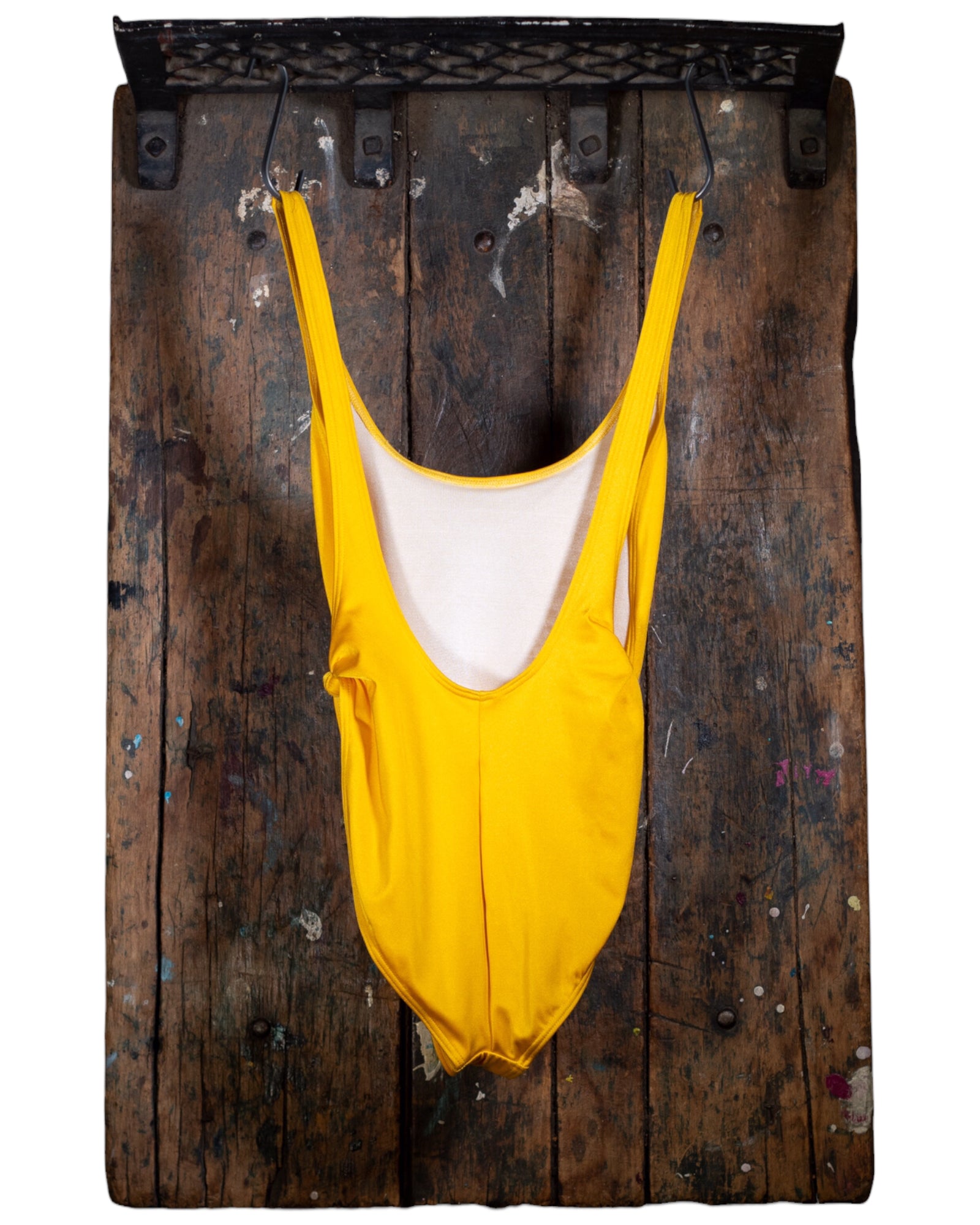 1980's Yves Saint Laurent Yellow Swimsuit