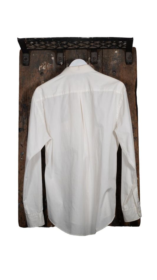 Yves Saint Laurent White Button-Up